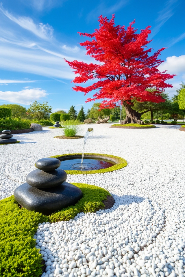 mindfulness in serene gardens