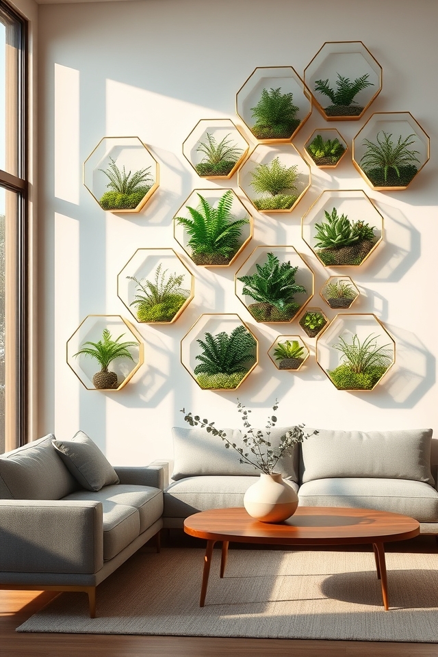 mini ecosystem glass terrariums