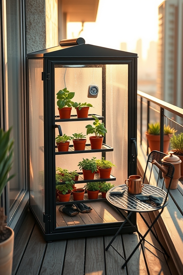 mini greenhouse year round gardening