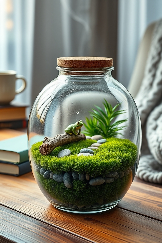 mini terrariums for tiny green worlds