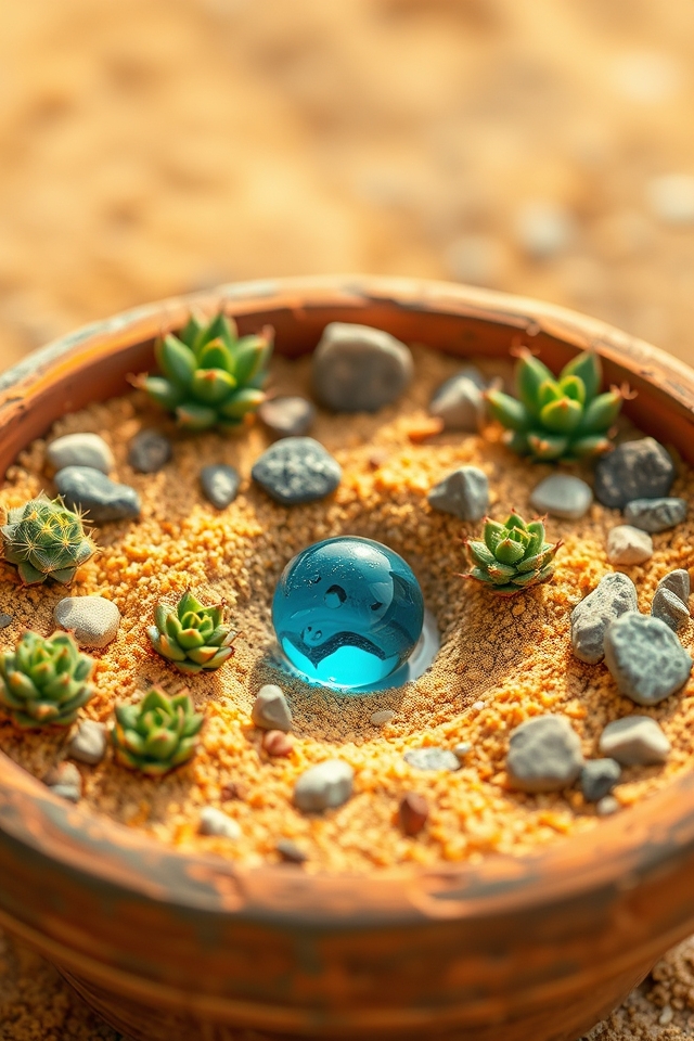 miniature desert succulents oasis