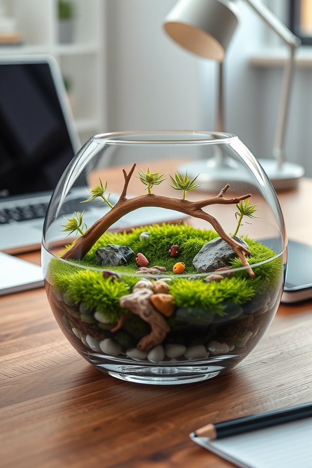 miniature ecosystems for workspace