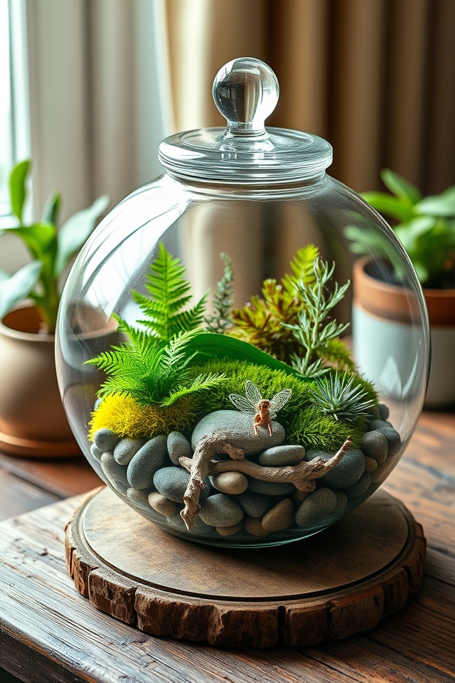 minimal maintenance miniature ecosystems