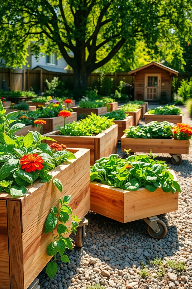 mobile gardening on wheels