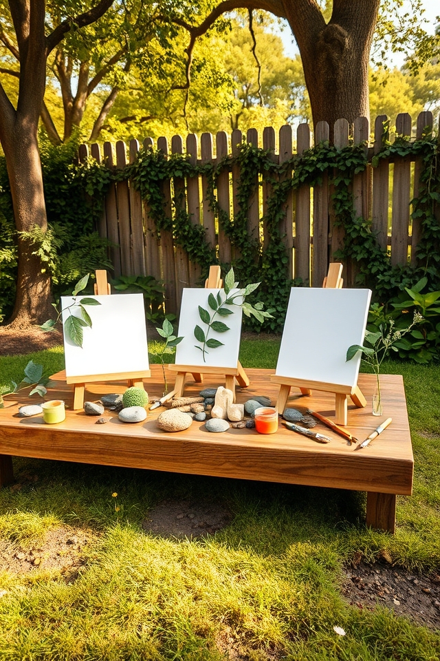 nature inspired outdoor art