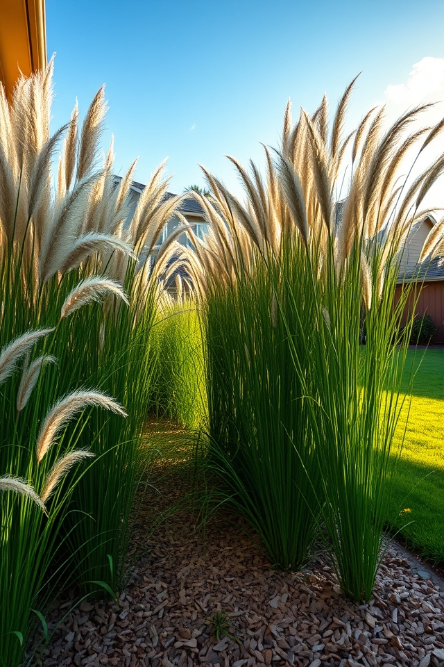 ornamental grasses enhance privacy