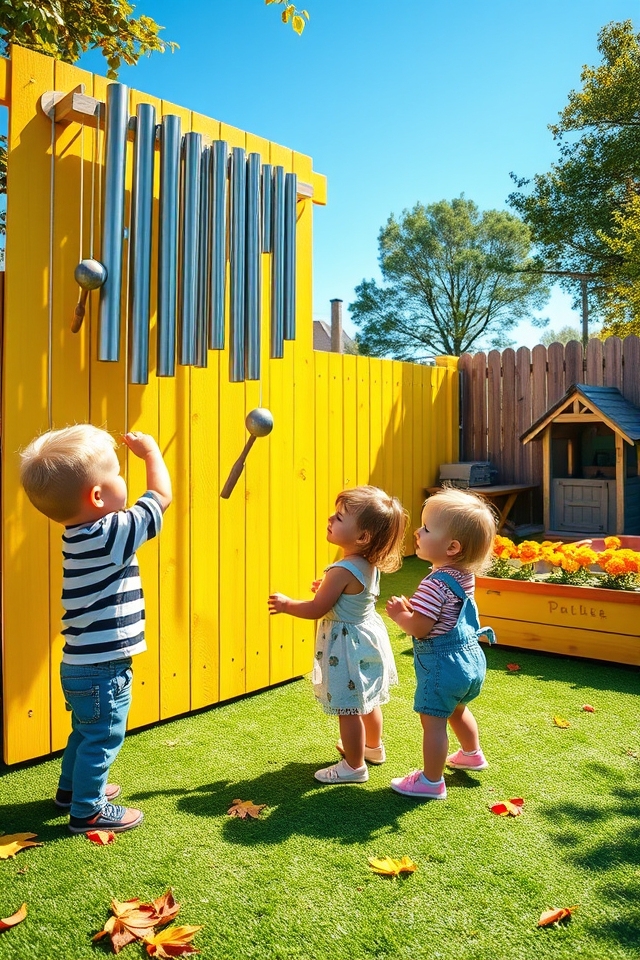 outdoor chime music walls