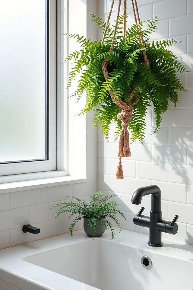 outdoor inspired indoor ferns