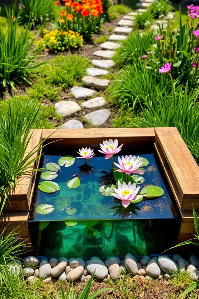 pallet mini pond project