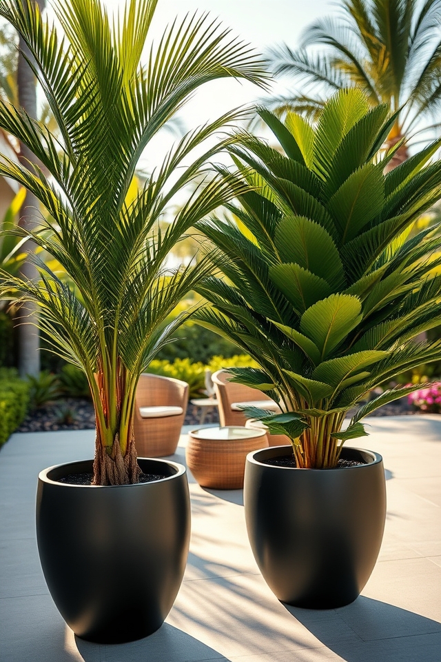 palms with breezy elegance