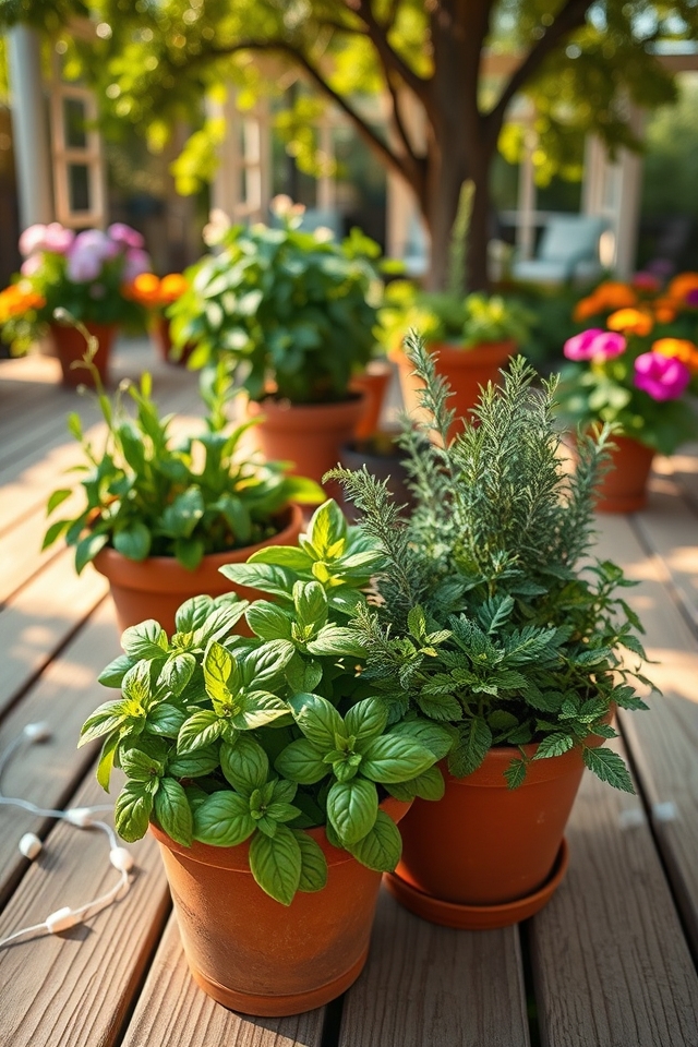 patio herb garden essentials