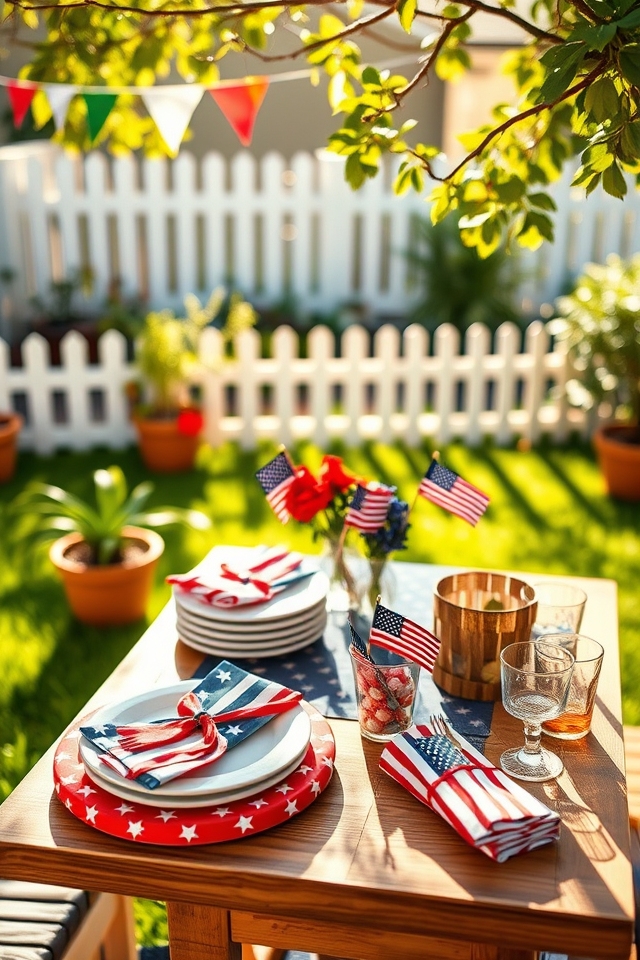 patriotic red white blue