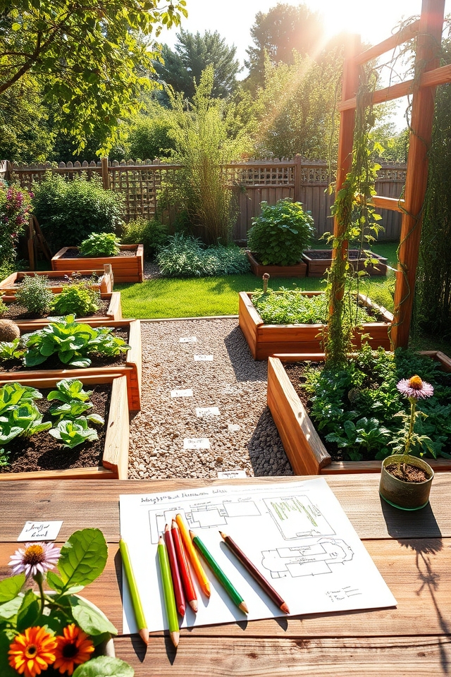 plan layout companion planting