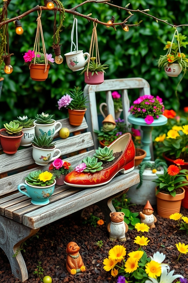 playful outdoor container gardens