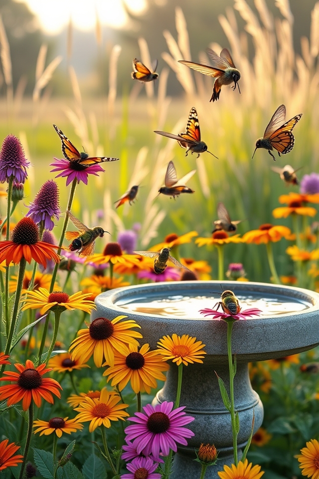 pollinator friendly native flower haven