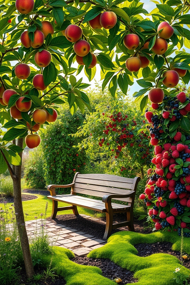 productive garden fruit oasis