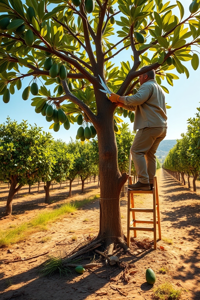 regular pruning for avocados