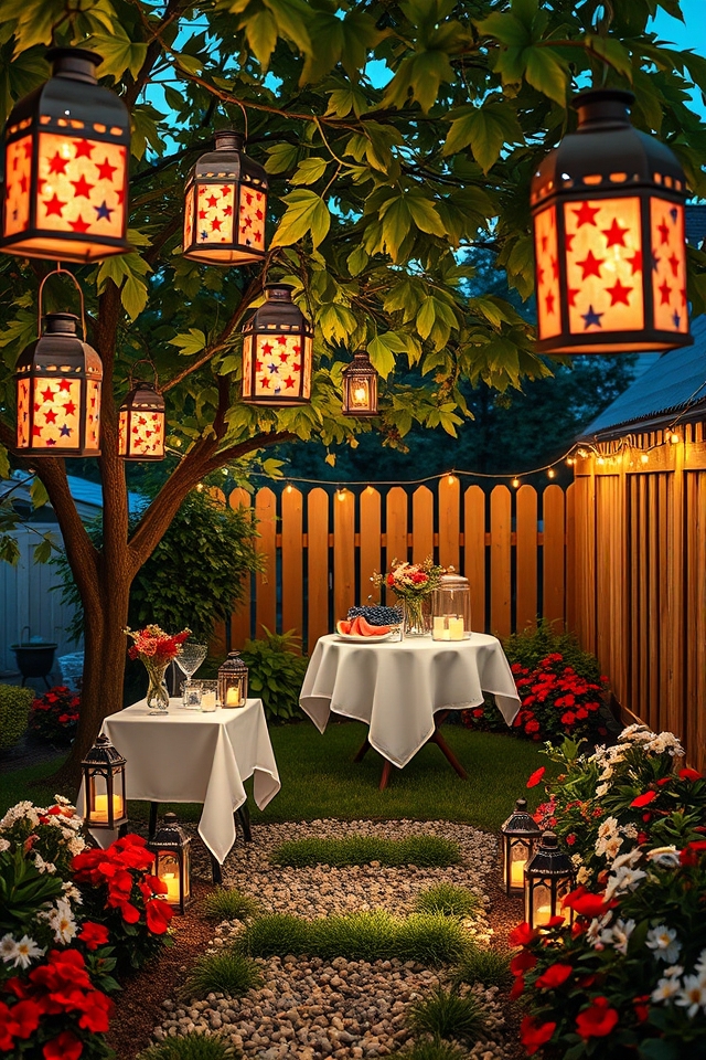 reusable patriotic lantern decorations