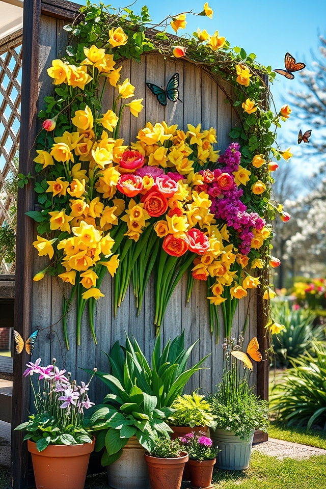 rotating seasonal display wall