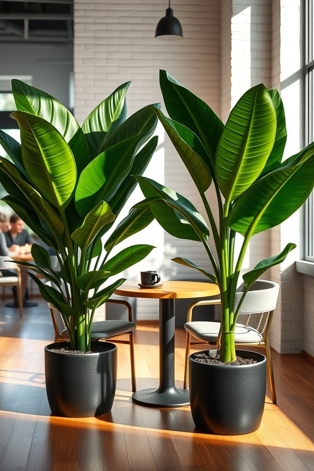 rubber plants for cafes