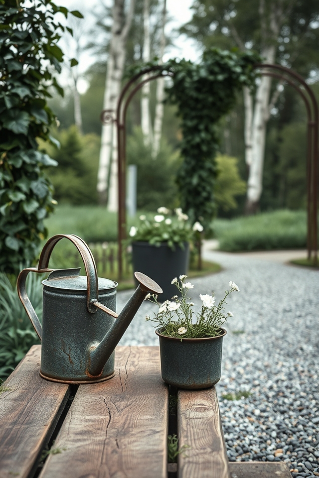 rustic metal scandi touches
