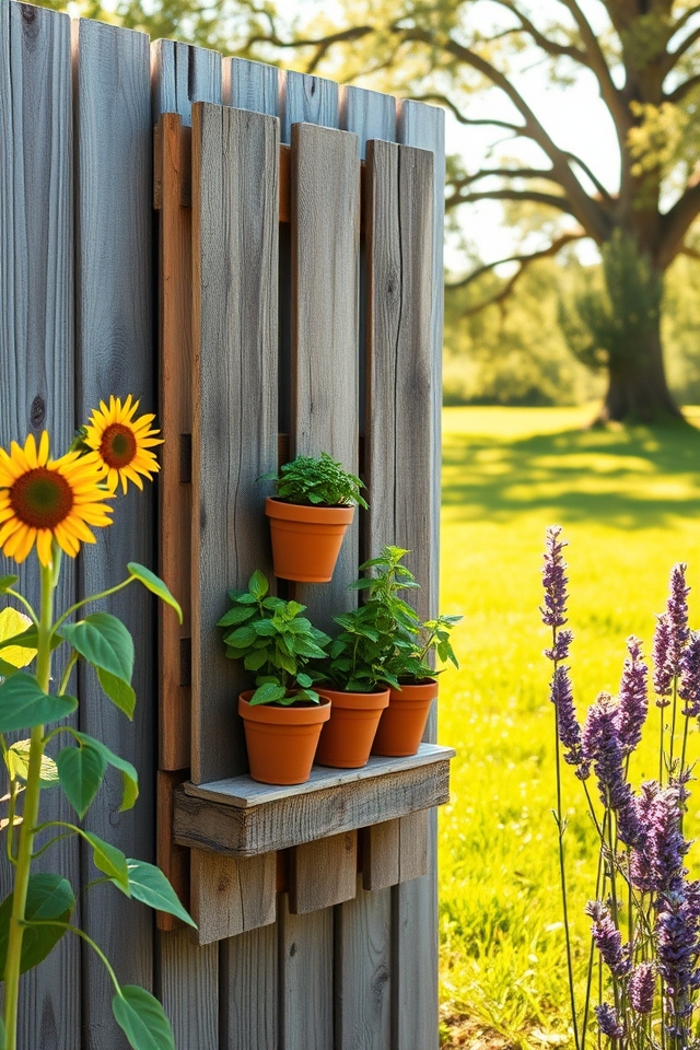 rustic reclaimed pallet art