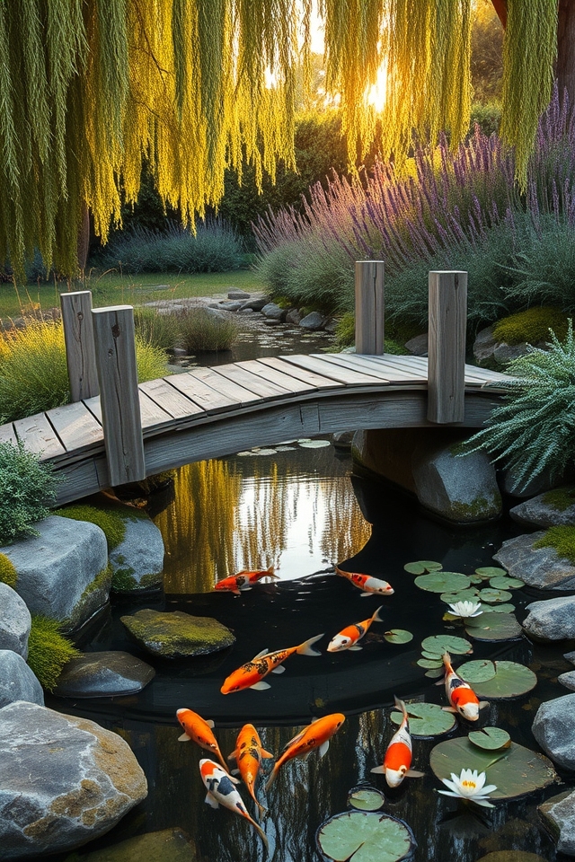 rustic wooden bridge charm
