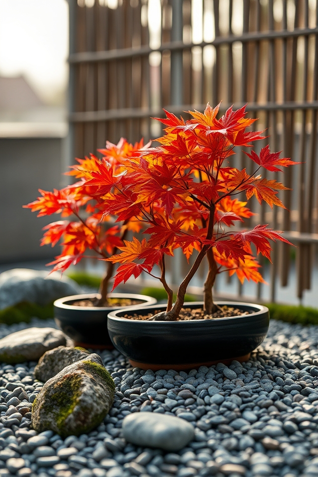 seasonal beauty miniature maples