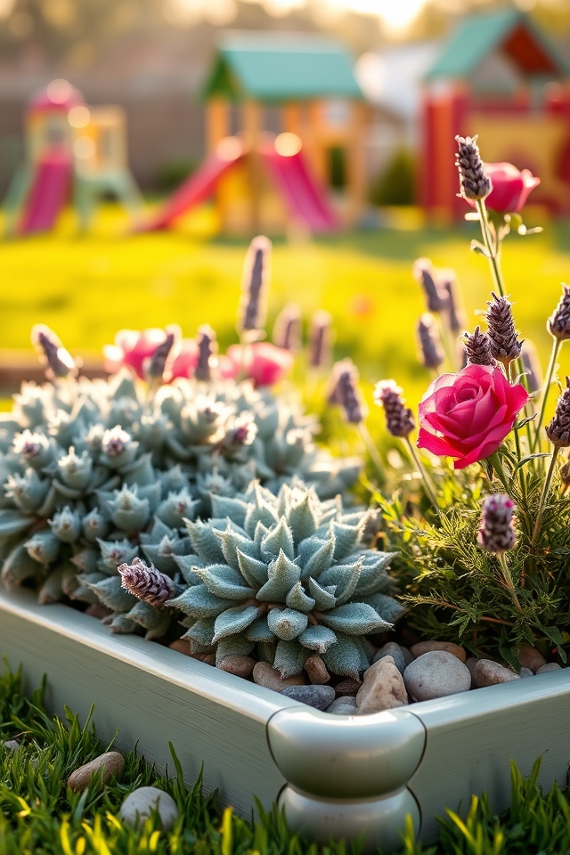 sensory flower beds exploration