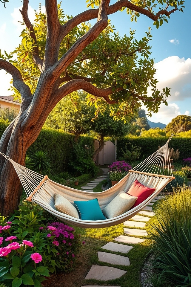 serene hammock garden retreat