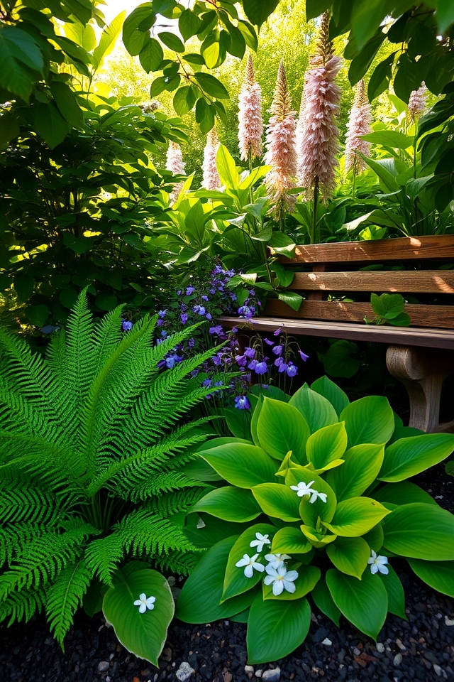 shade loving plants brighten corners