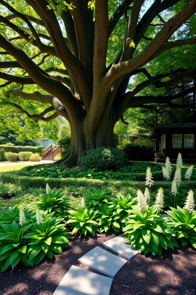 shade tolerant perennial garden design
