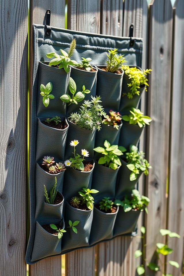 shoe organizer plant pockets