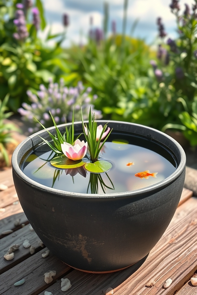 small container water garden