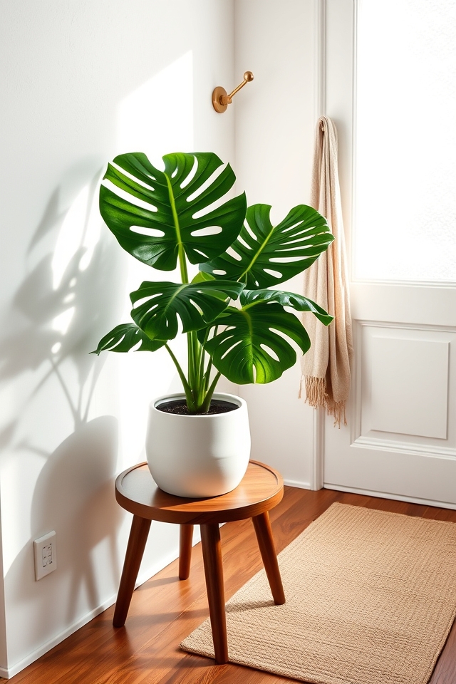 small monstera tropical flair