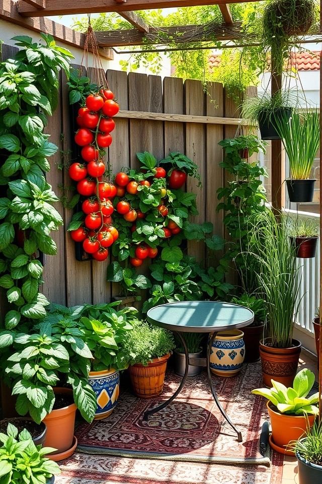 small space edible gardening