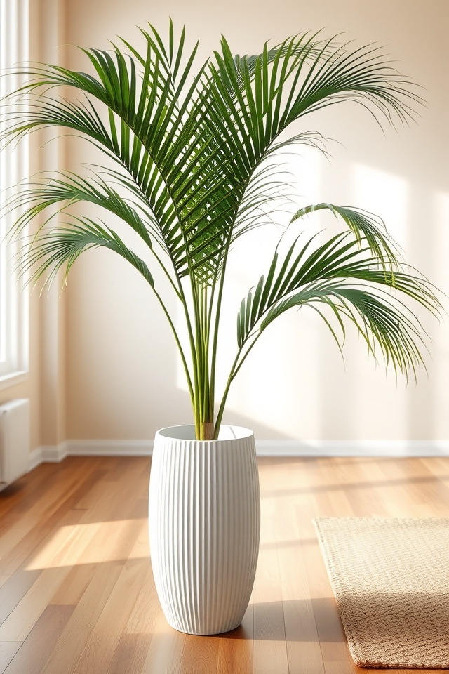 soft feathery areca palm