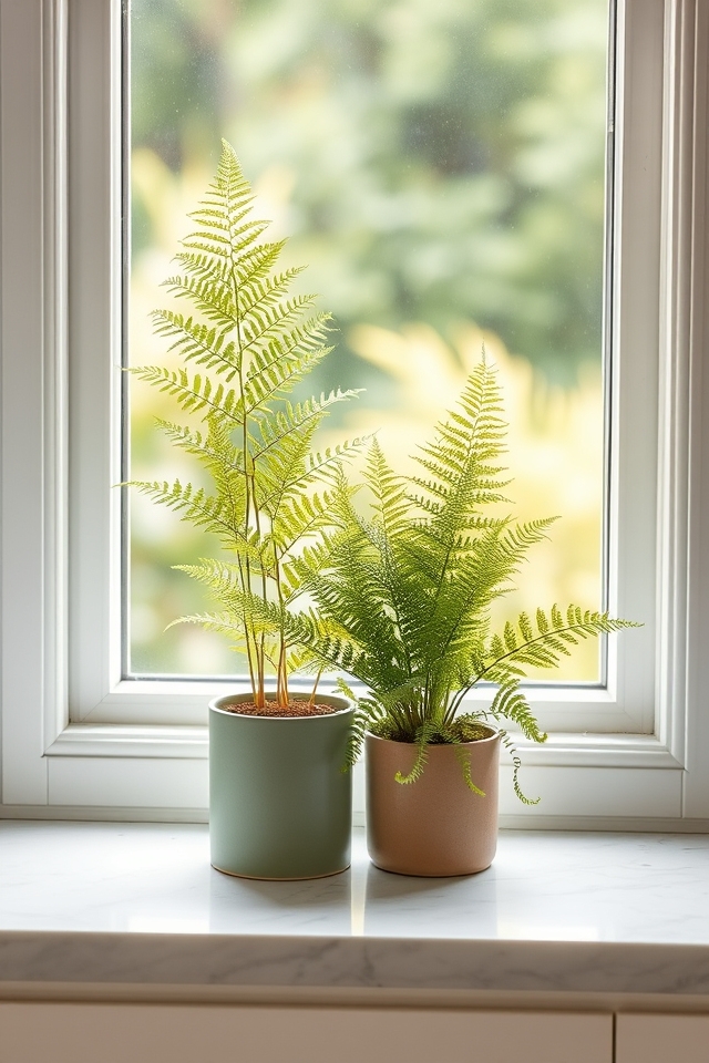 soft ferns for kitchens
