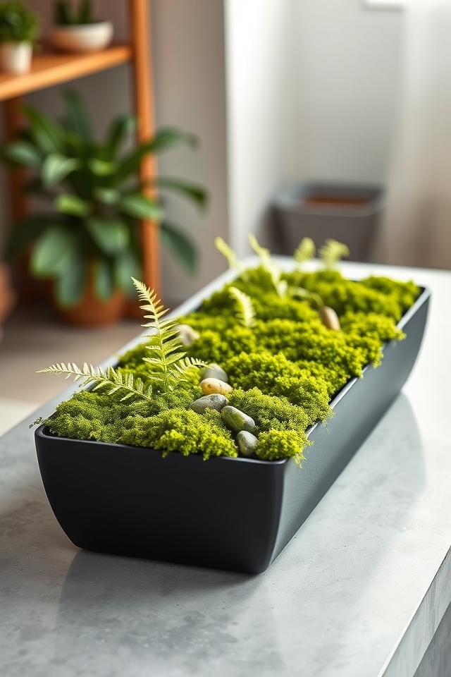 soft moss rectangular groundcover
