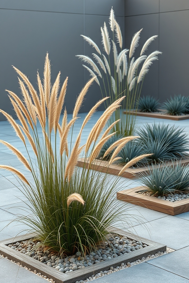 soft textured ornamental grasses