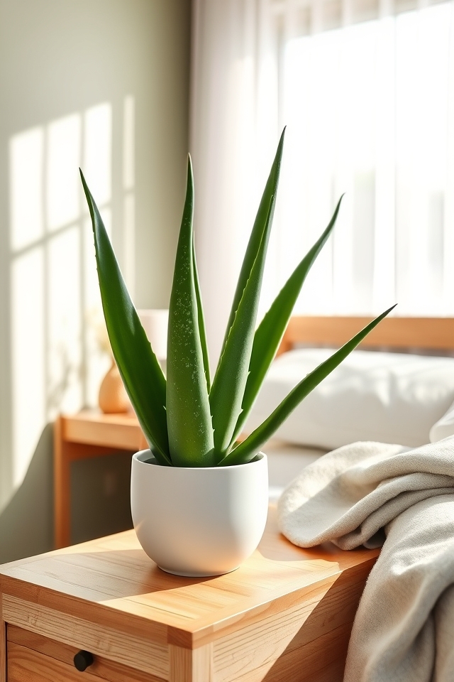 soothing air purifying aloe vera