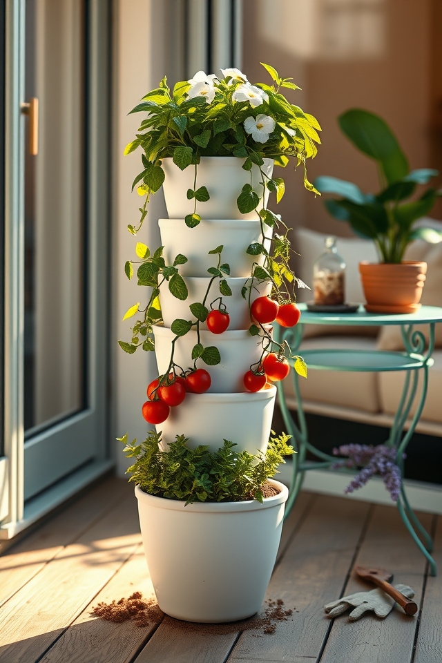stackable towers for small spaces