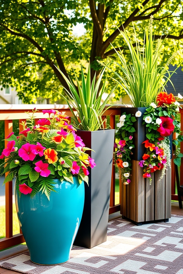 statement planters enhance spaces