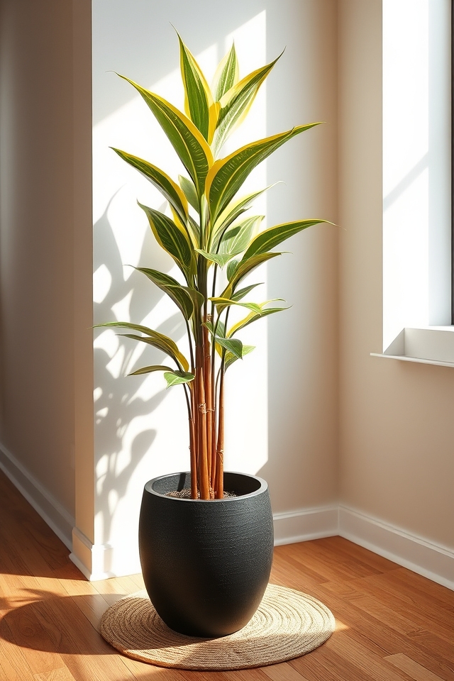 striking dracaena vertical interest