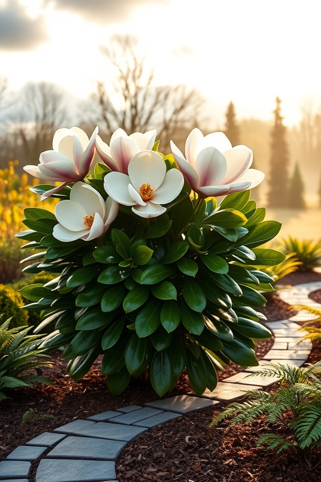 stunning fragrant magnolia blooms
