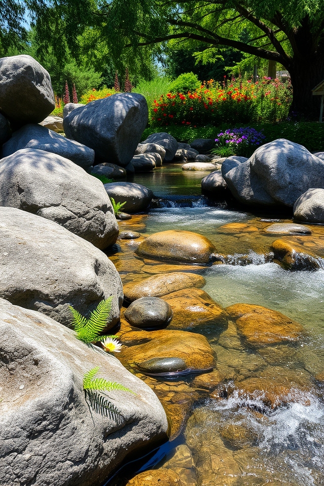 stunning landscape focal point