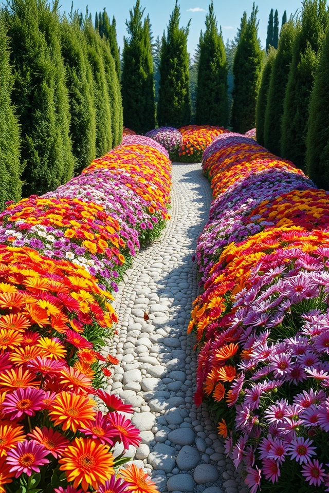stunning layered flower displays