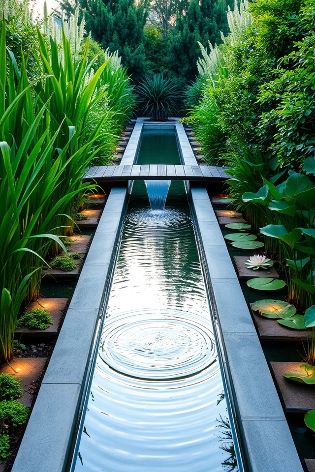 stunning narrow garden oasis