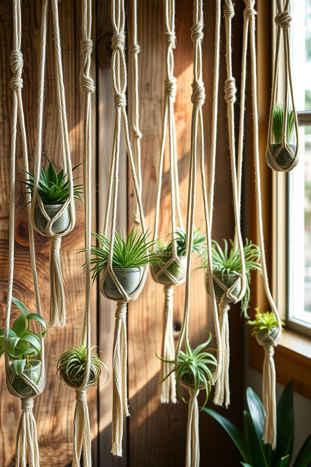 stylish air plant hangers