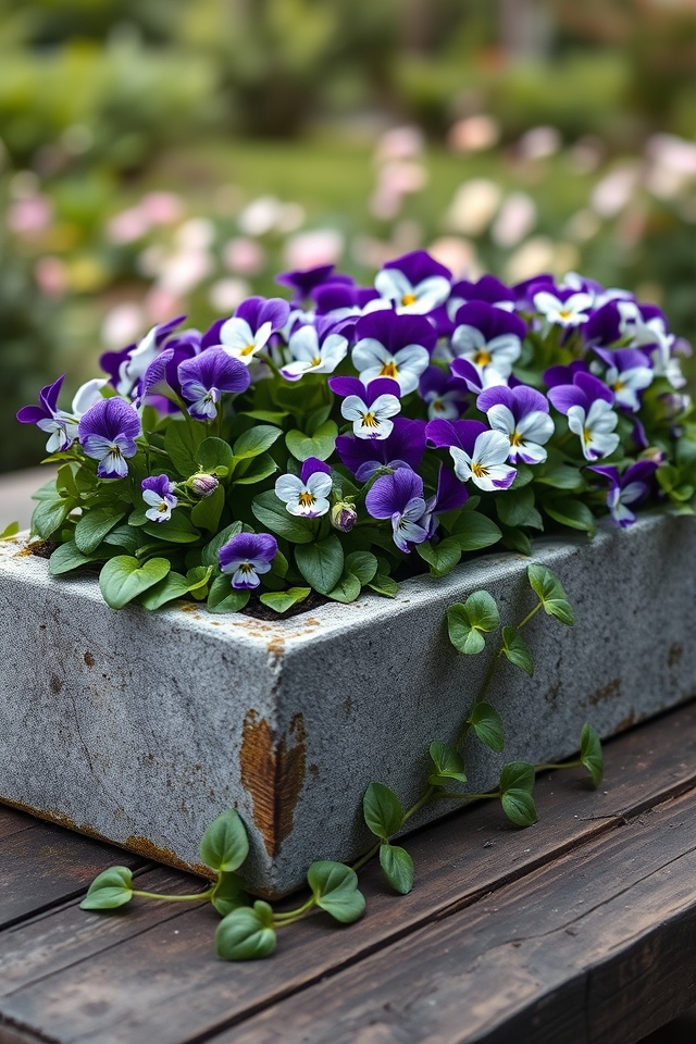 subtle elegance with violets